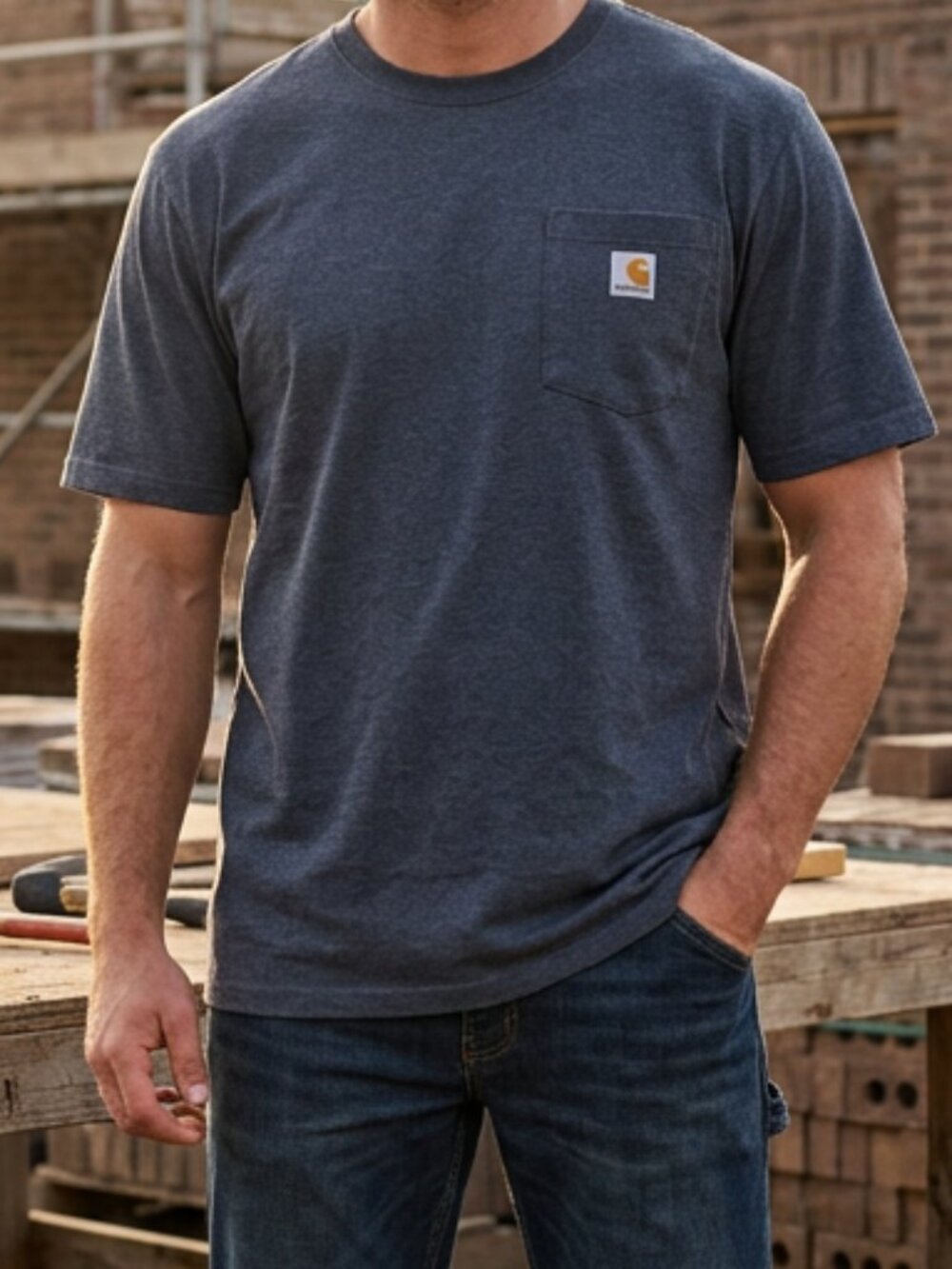 Bundle of 3- Carhartt Short-Sleeve Pocket T-shirt